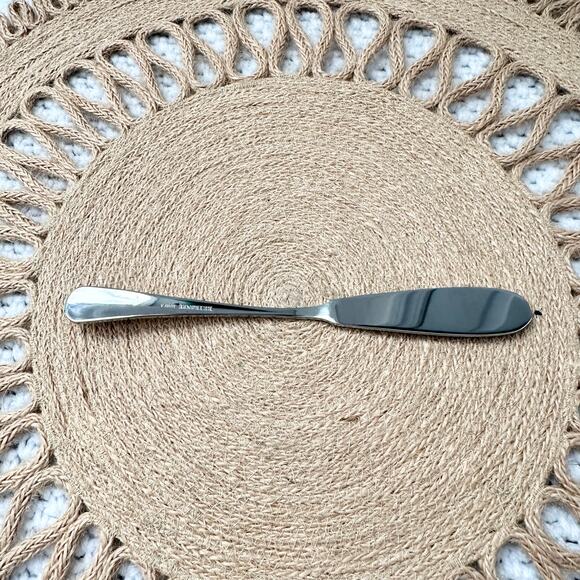 Retroneau Jamestown Stainless Steel Korea Set of 10 Rounded Bread Butter Knife - Picture 3 of 4